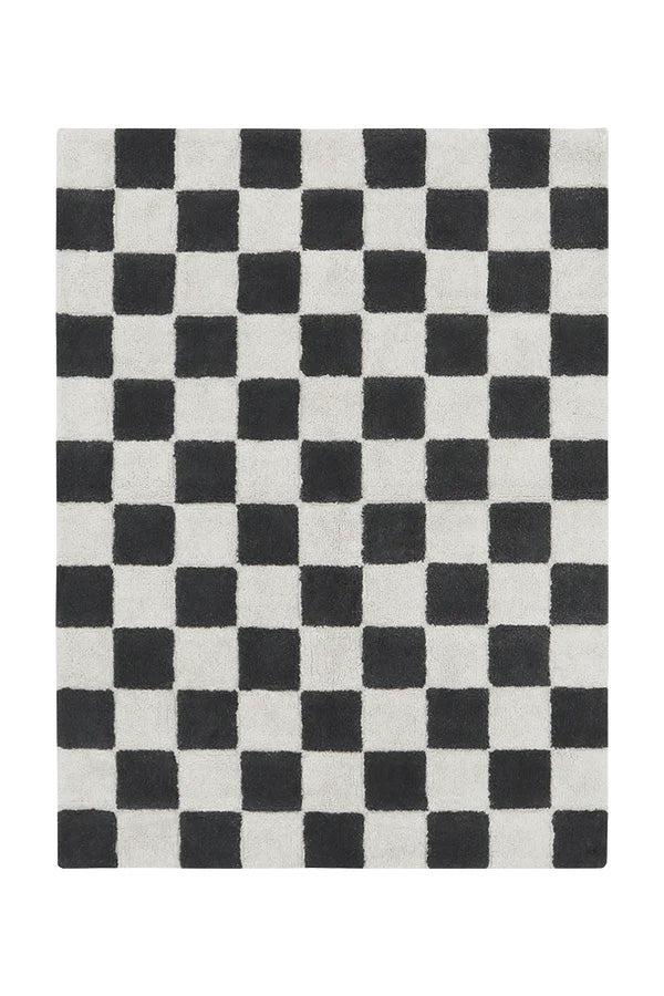 lorena canals Alfombra Lavable Kitchen Tiles Dark Grey