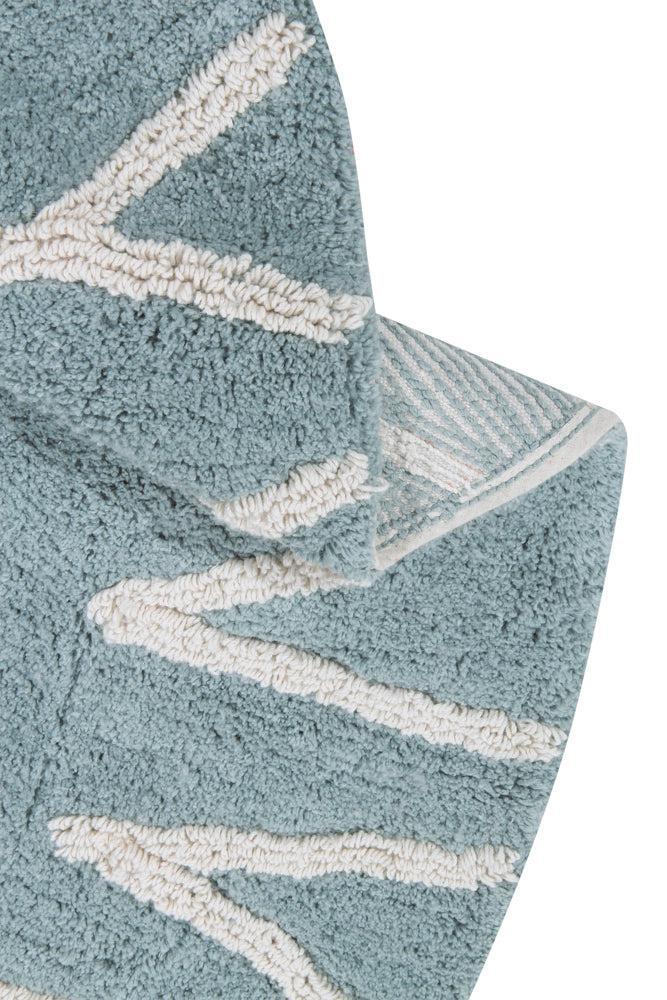lorena canals ALFOMBRA LAVABLE ABC NATURAL VINTAGE BLUE Tienda