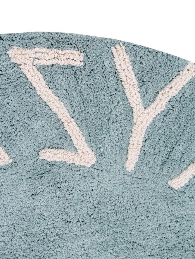 lorena canals ALFOMBRA LAVABLE ABC NATURAL VINTAGE BLUE Tienda