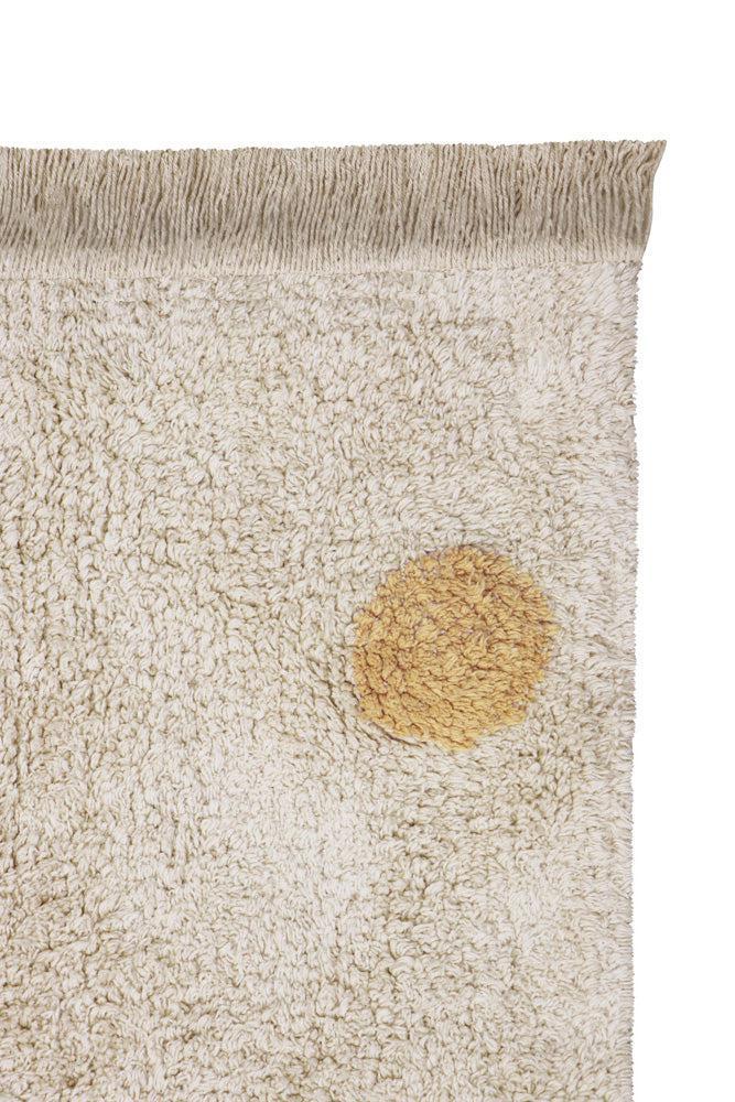 lorena canals ALFOMBRA LAVABLE HIPPY DOTS NATURAL - HONEY ÚLTIMAS EDICIONES