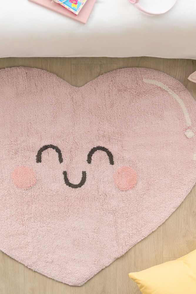 lorena canals ALFOMBRA LAVABLE HAPPY HEART Envío internacional gratuito