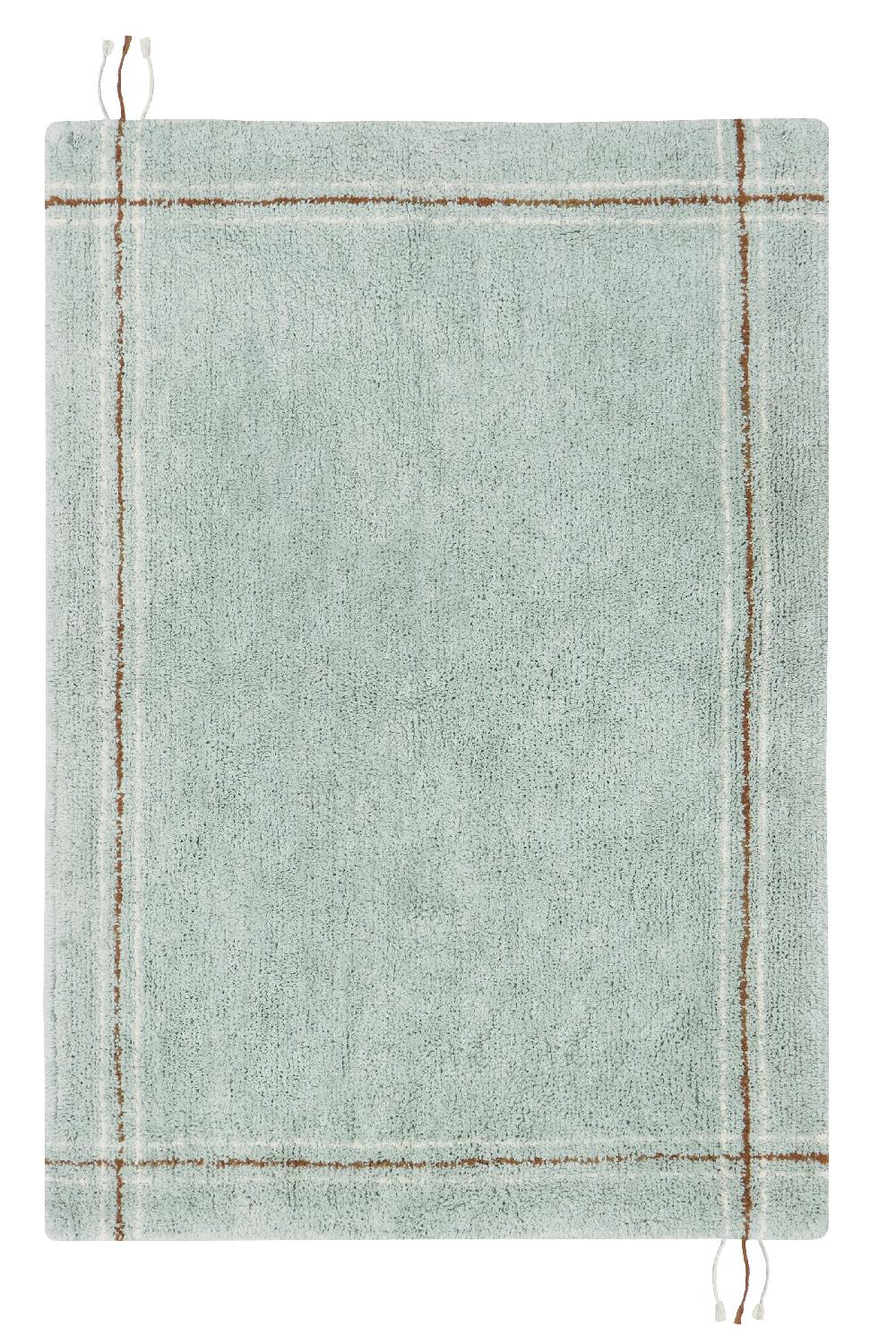 lorena canals Alfombra Lavable Cloth Blue Sage