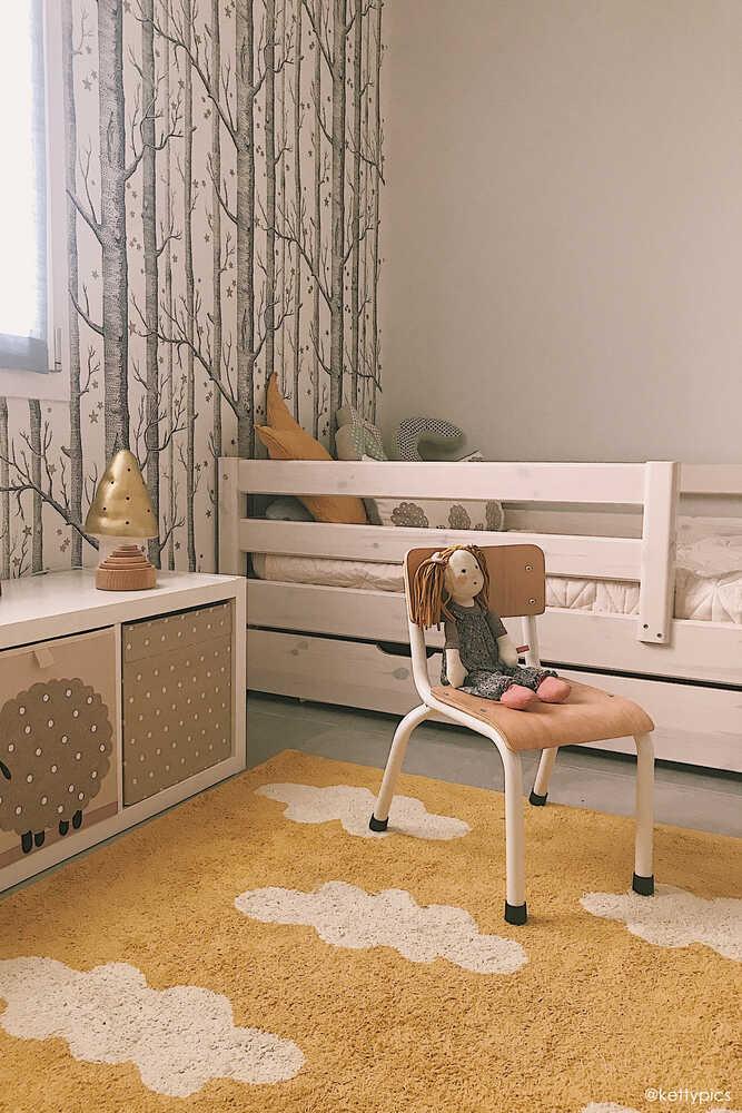 lorena canals ALFOMBRA LAVABLE CLOUDS MUSTARD Oferta exclusiva