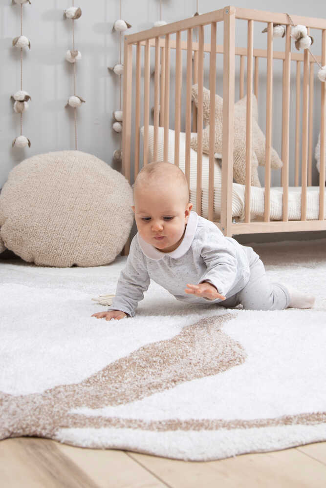 lorena canals ALFOMBRA LAVABLE COTTON FLOWER Ofertas de temporada