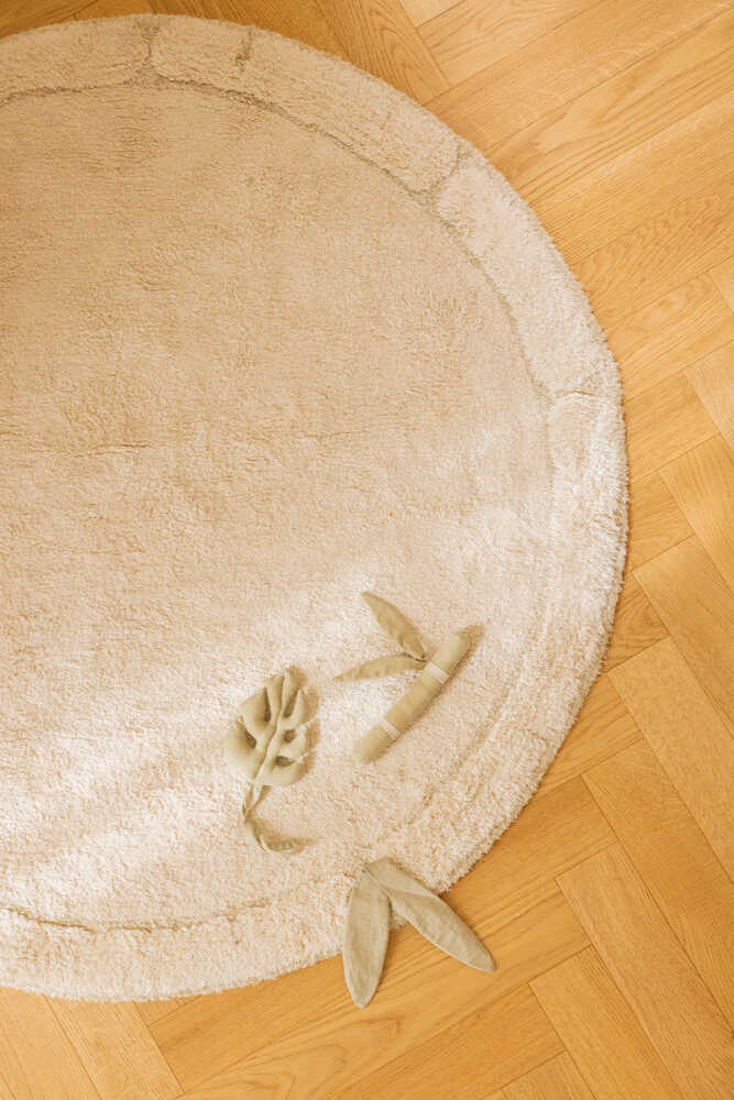 lorena canals Alfombra lavable sensorial Bamboo Leaf Outlet