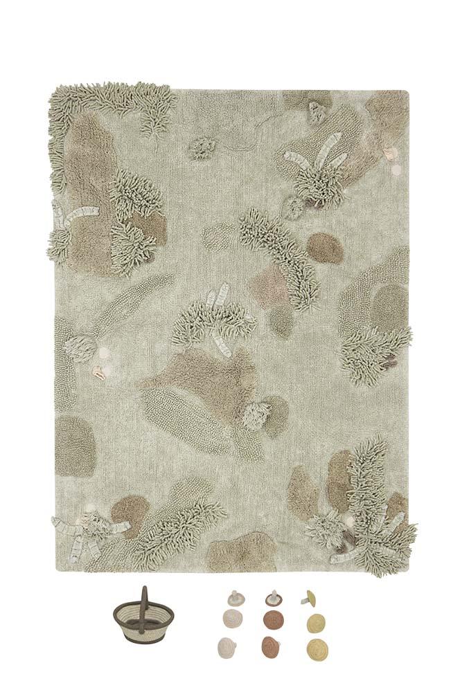 lorena canals ALFOMBRA DE JUEGO LAVABLE MUSHROOM FOREST Descuento