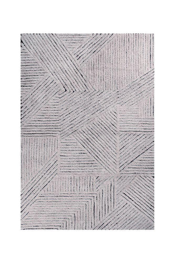 lorena canals ALFOMBRA WOOLABLE BLACK CHIA