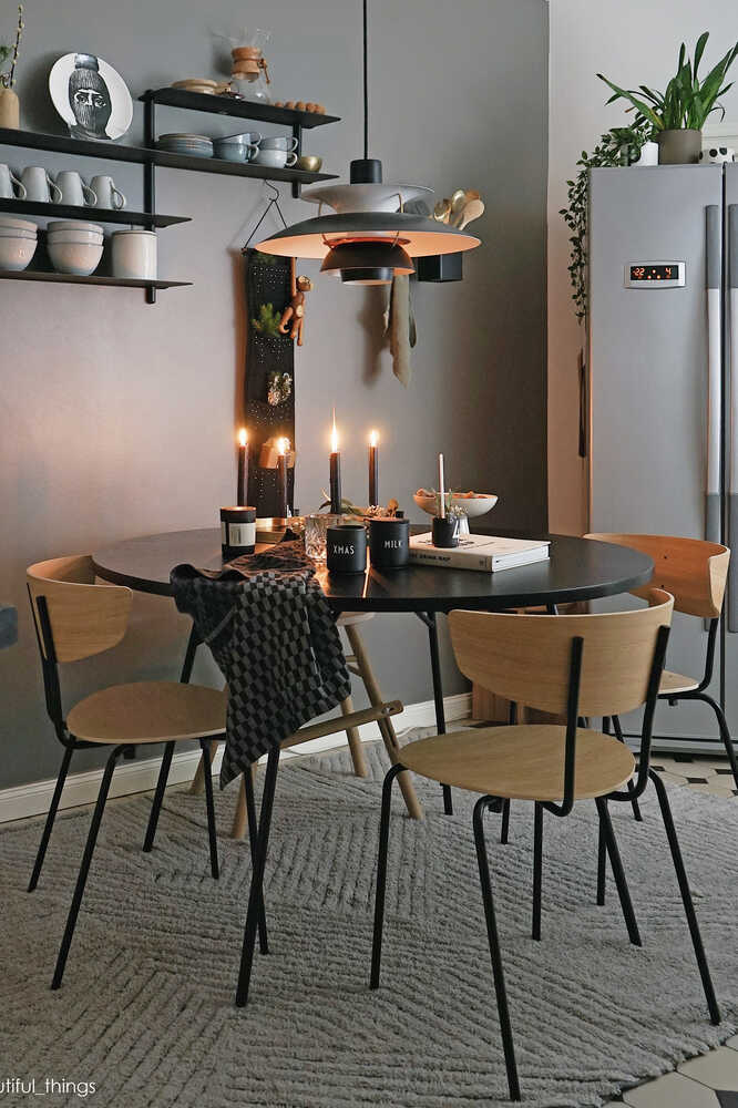lorena canals ALFOMBRA WOOLABLE BLACK CHIA Mejor oferta