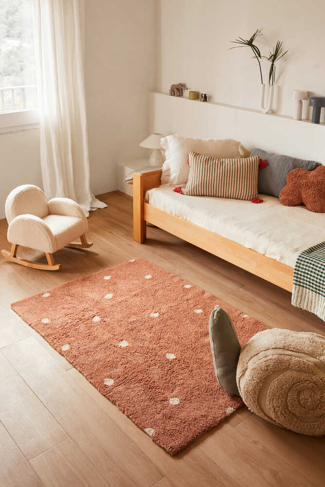 lorena canals ALFOMBRA LAVABLE MINI DOT CHESTNUT Envío gratis