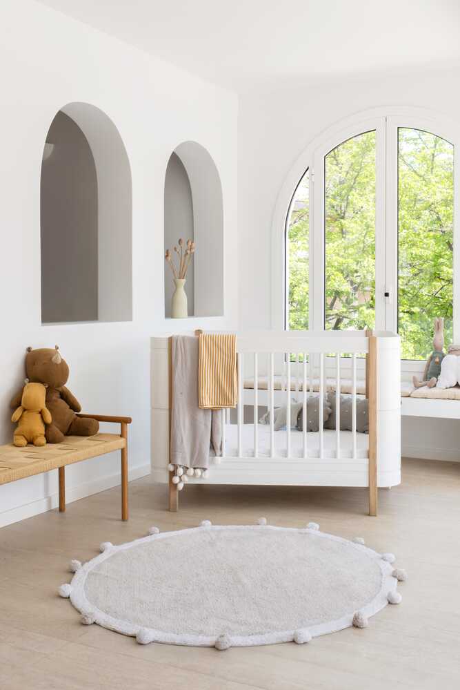 lorena canals ALFOMBRA LAVABLE BUBBLY LIGHT GREY - WHITE Oferta especial
