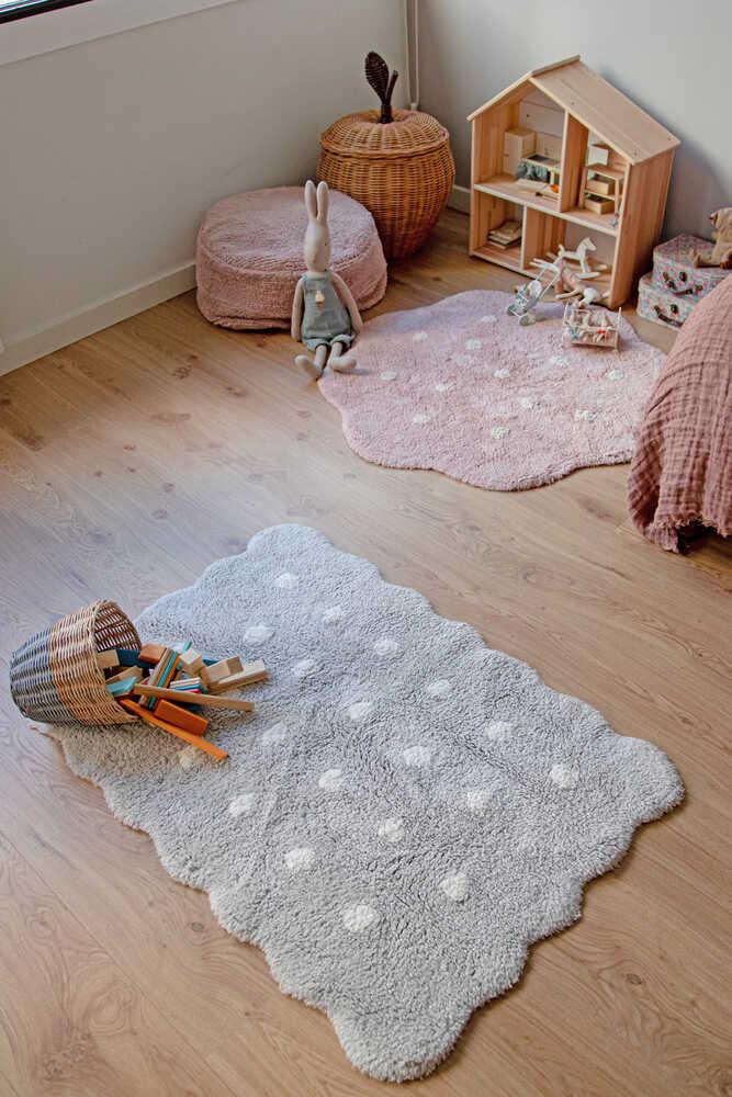lorena canals ALFOMBRA LAVABLE MINI BISCUIT GRIS PERLA Últimos 2 días