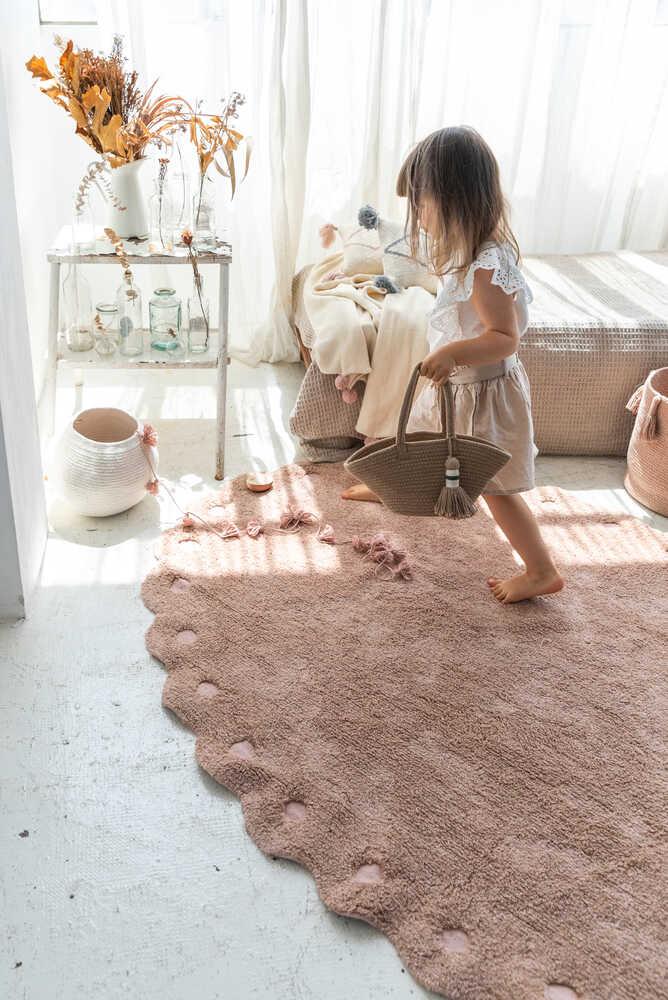 lorena canals ALFOMBRA LAVABLE PINE CONE VINTAGE NUDE Superdescuento