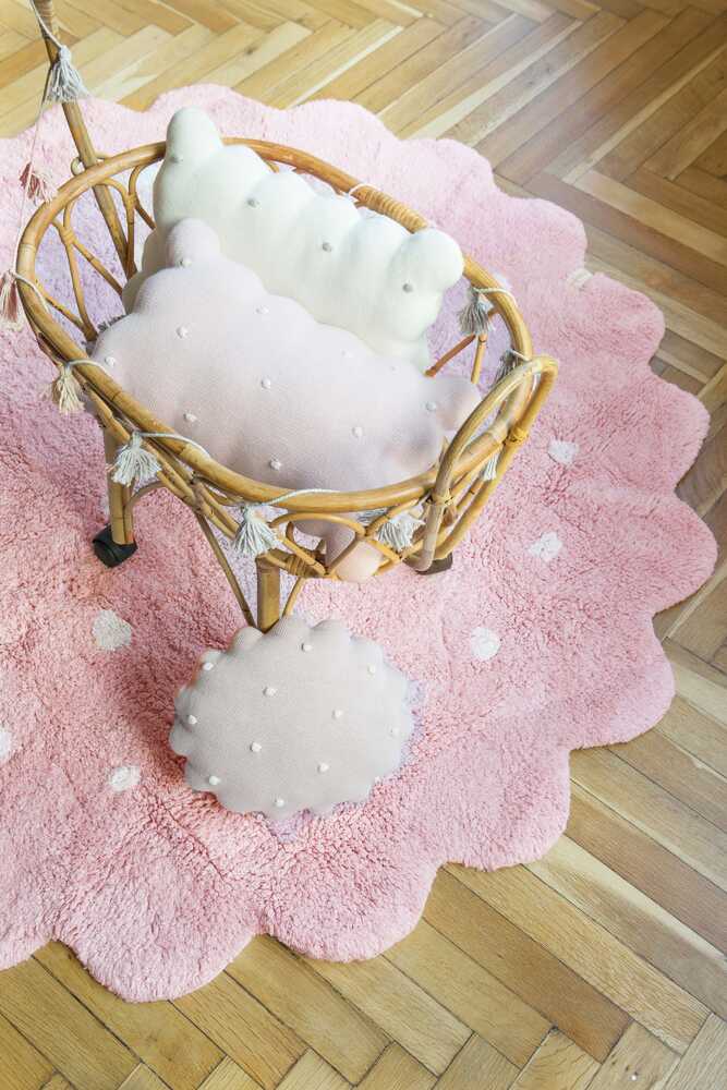 lorena canals ALFOMBRA LAVABLE LITTLE BISCUIT PINK Ahorra y exporta