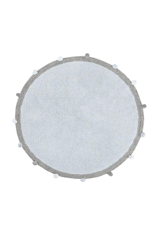 lorena canals ALFOMBRA LAVABLE BUBBLY SOFT BLUE - GREY