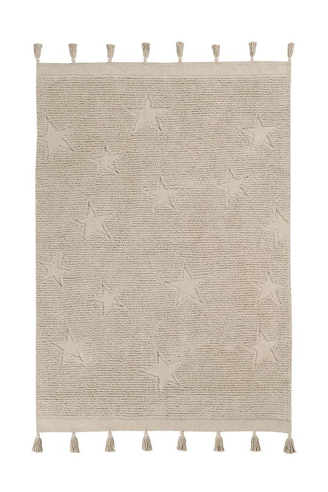 lorena canals ALFOMBRA LAVABLE HIPPY STARS NATURAL Libre de impuestos