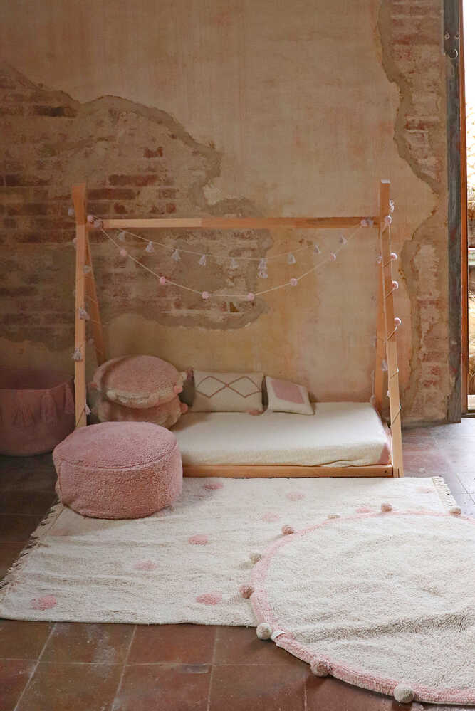 lorena canals ALFOMBRA LAVABLE HIPPY DOTS NATURAL - VINTAGE NUDE Descuentos del mes