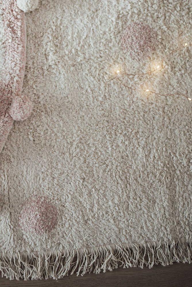 lorena canals ALFOMBRA LAVABLE HIPPY DOTS NATURAL - VINTAGE NUDE Descuentos del mes