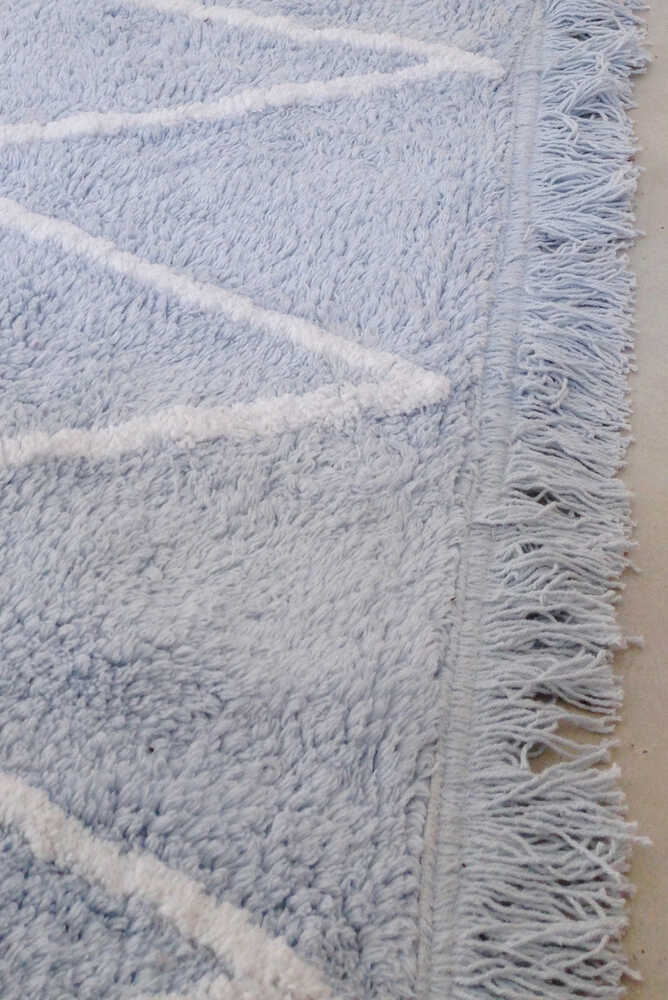 lorena canals ALFOMBRA LAVABLE HIPPY SOFT BLUE Oferta exclusiva