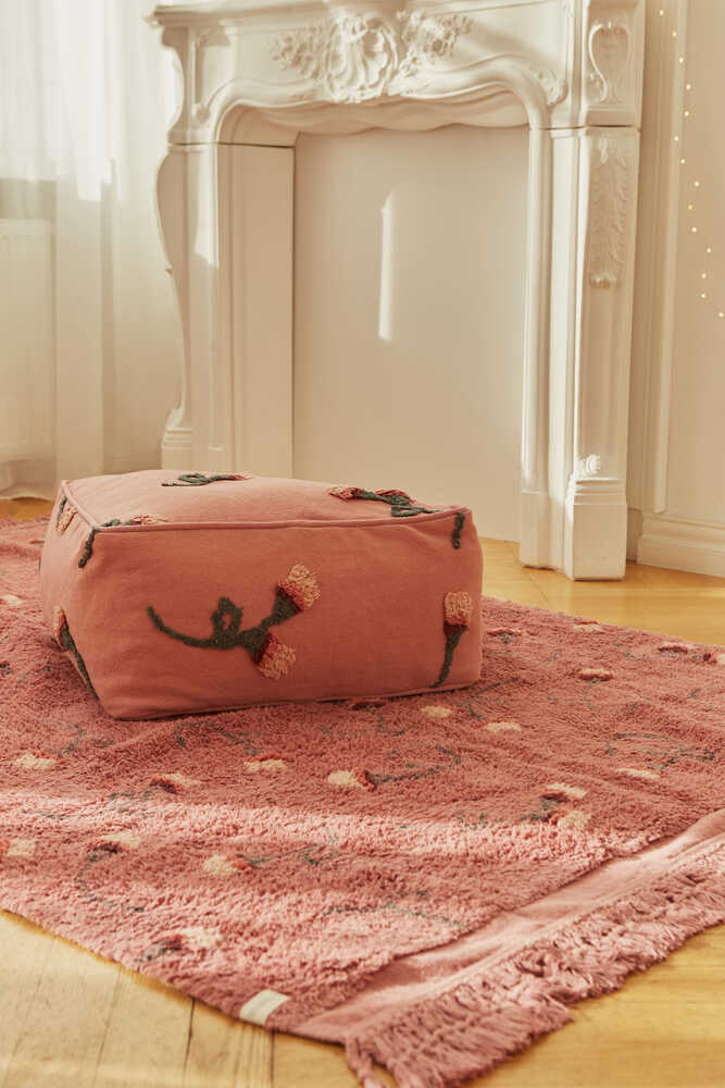 lorena canals ALFOMBRA LAVABLE ENGLISH GARDEN ASH ROSE En oferta