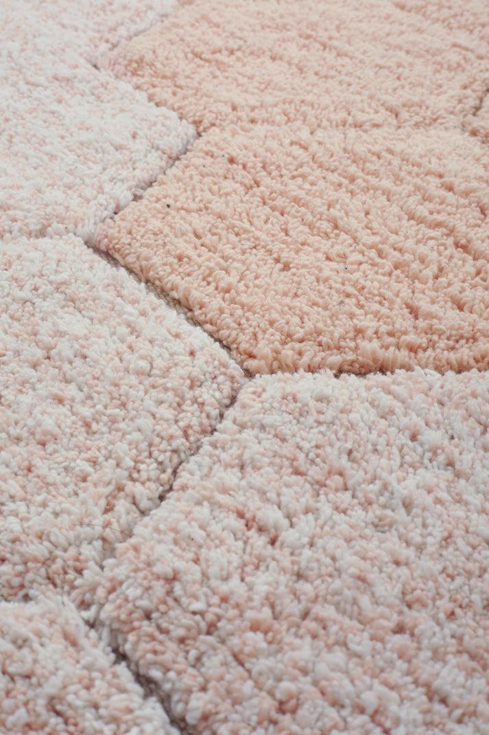 lorena canals ALFOMBRA LAVABLE REDONDA HONEYCOMB ROSE Mejor oferta