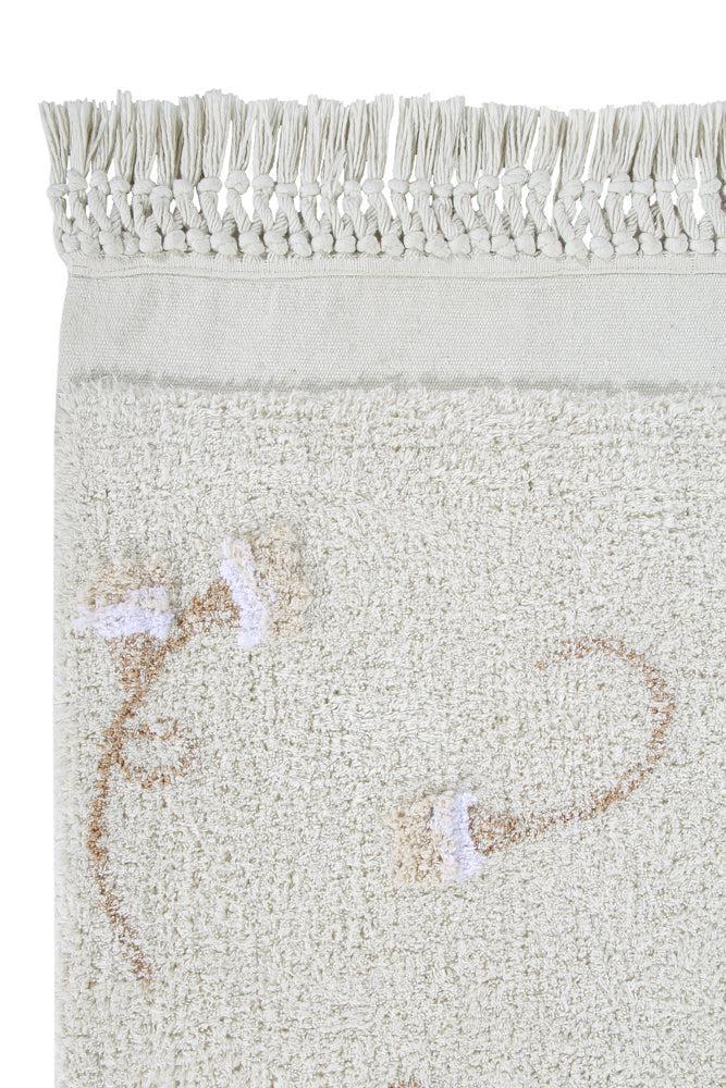 lorena canals ALFOMBRA LAVABLE ENGLISH GARDEN IVORY Rebajas top
