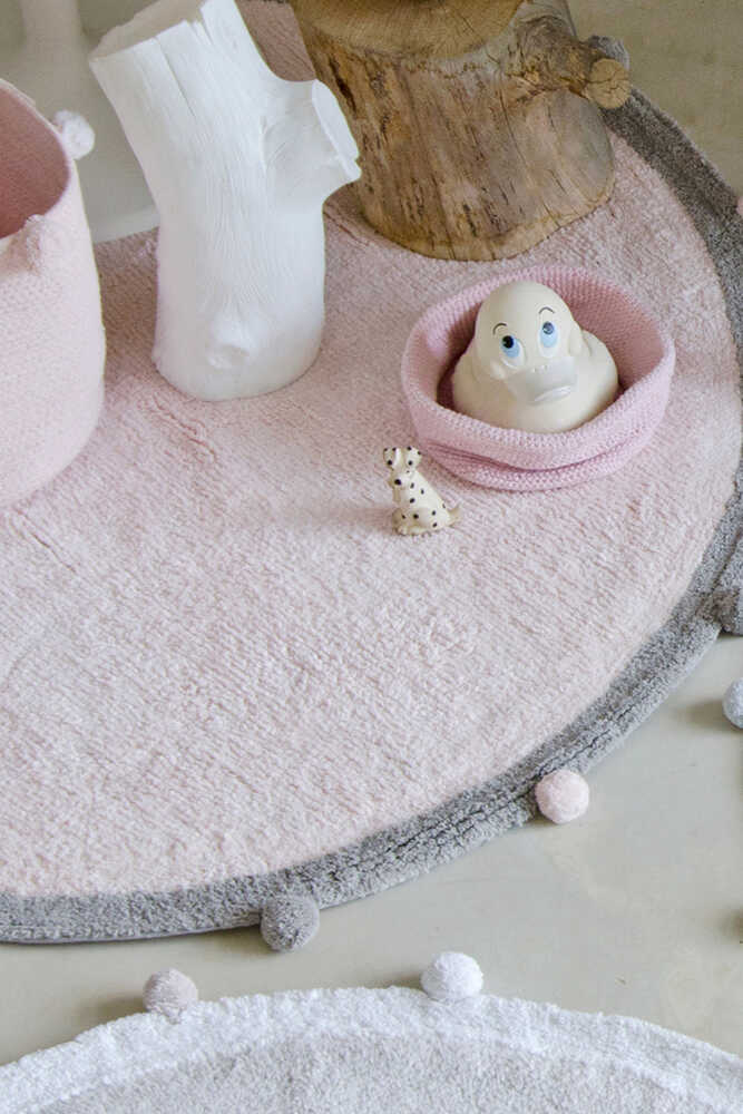 lorena canals ALFOMBRA LAVABLE BUBBLY SOFT PINK - GREY COMPRAR AHORA