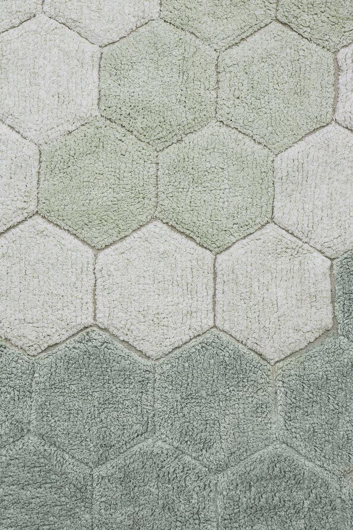 lorena canals ALFOMBRA LAVABLE REDONDA HONEYCOMB BLUE SAGE Último día