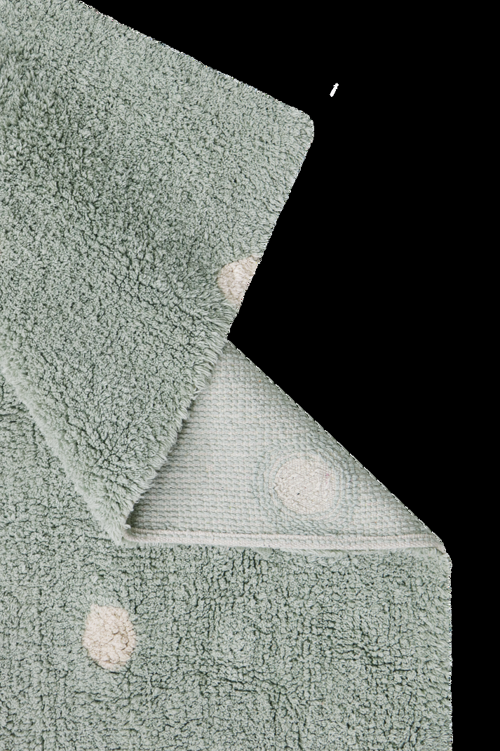 lorena canals ALFOMBRA LAVABLE MINI DOT BLUE SAGE Liquidación