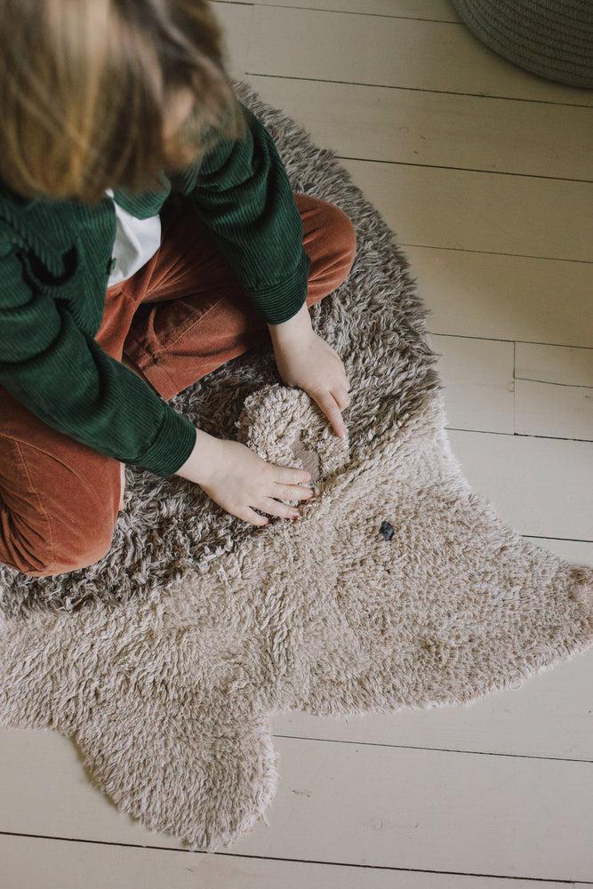 lorena canals ALFOMBRA INFANTIL DE ALGODÓN LAVABLE HEDGEHOG Descuentos del mes