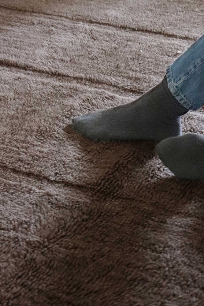 lorena canals ALFOMBRA WOOLABLE STEPPE - SHEEP BROWN Ofertas de temporada