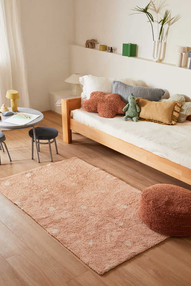 lorena canals ALFOMBRA LAVABLE MINI DOT ROSE Ofertas especiales