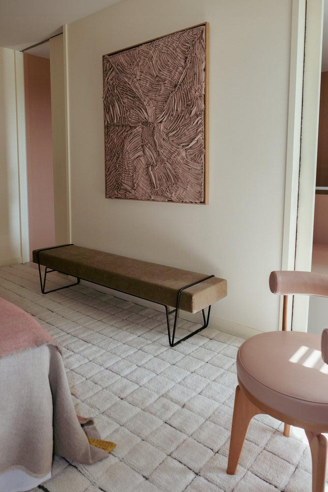 lorena canals ALFOMBRA DE LANA MOSAIC NATURAL Outlet online