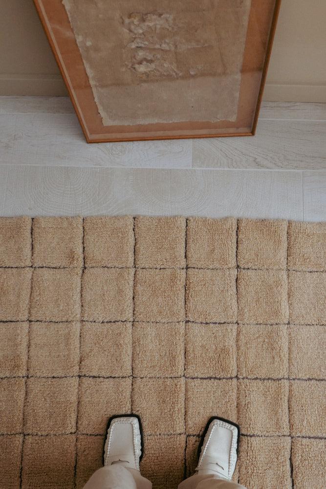 lorena canals ALFOMBRA DE LANA MOSAIC AMBER Rebajas
