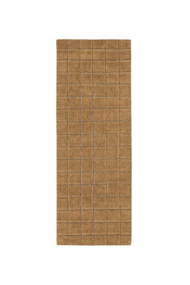 lorena canals ALFOMBRA DE LANA DE PASILLO MOSAIC OCHRE Rebajas baratas