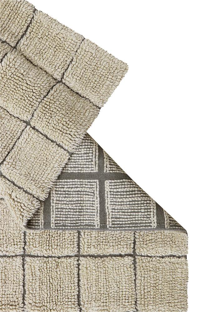 lorena canals ALFOMBRA DE LANA DE PASILLO MOSAIC SANDSTONE Descuento