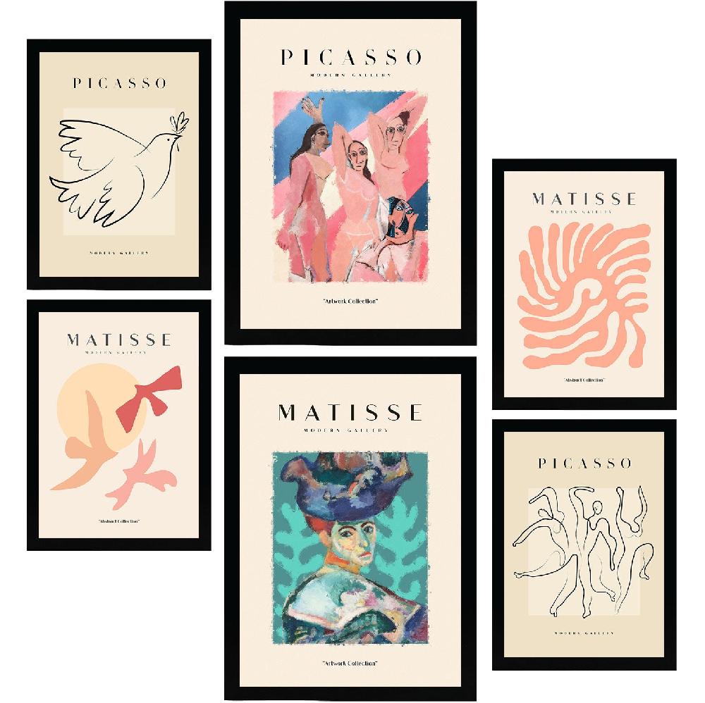 nacnic Láminas Picasso y Matisse. Fauvismo y Surrealismo Descuentos del mes