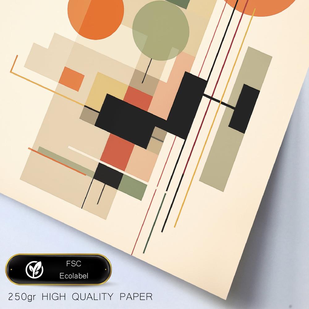 nacnic Lámina Bauhaus en Colores Pastel Ofertas de temporada