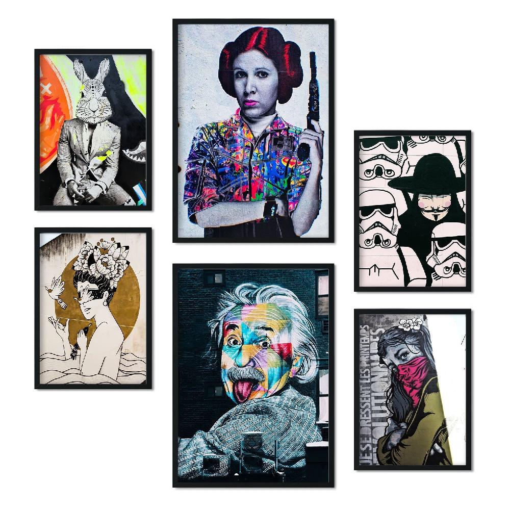 nacnic Láminas Fotográficas de Graffiti Callejero y Arte Pop Urbano Precio ultrabajo