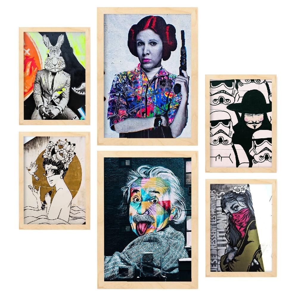 nacnic Láminas Fotográficas de Graffiti Callejero y Arte Pop Urbano Precio ultrabajo