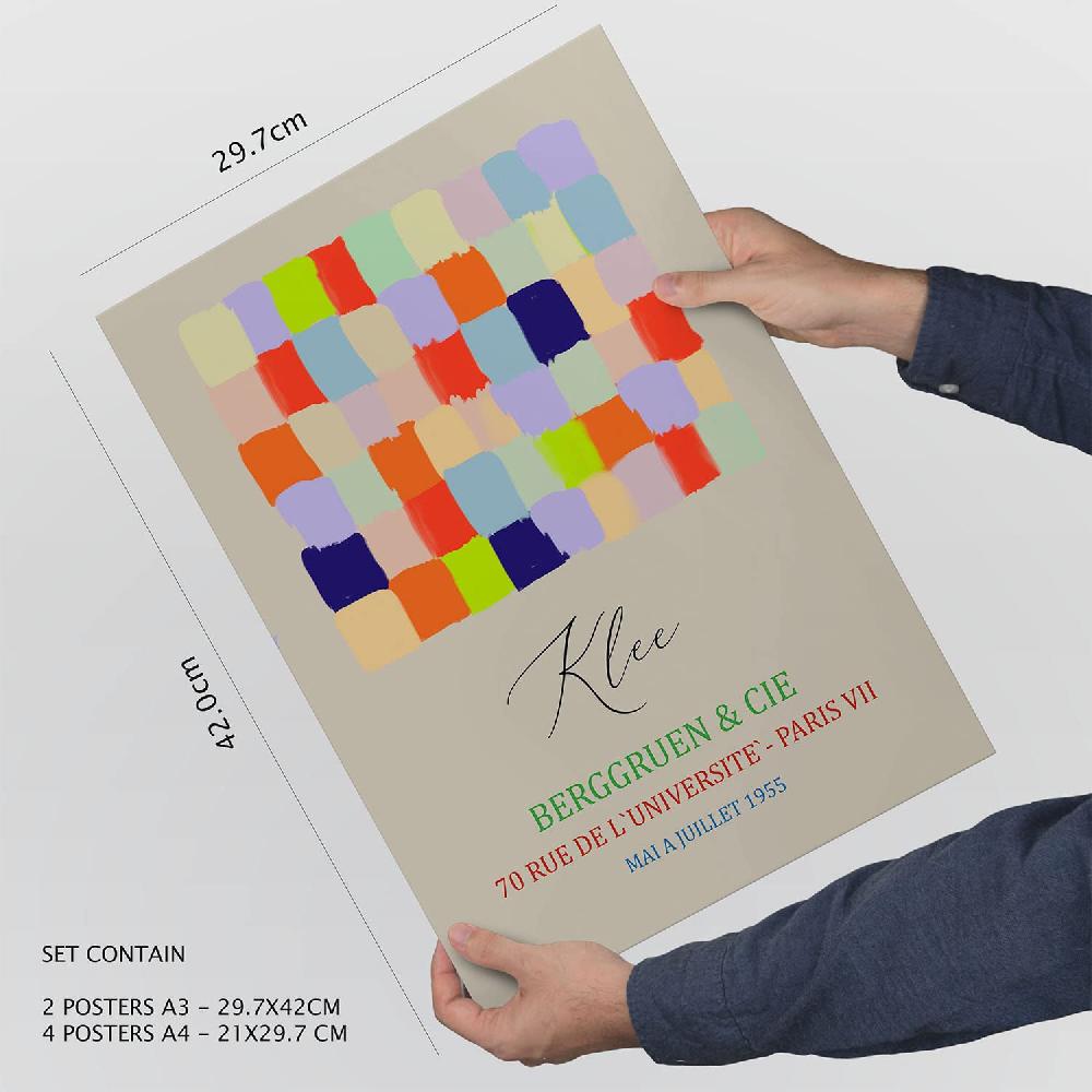 nacnic Set de 6 láminas de Paul Klee Devoluciones gratuitas