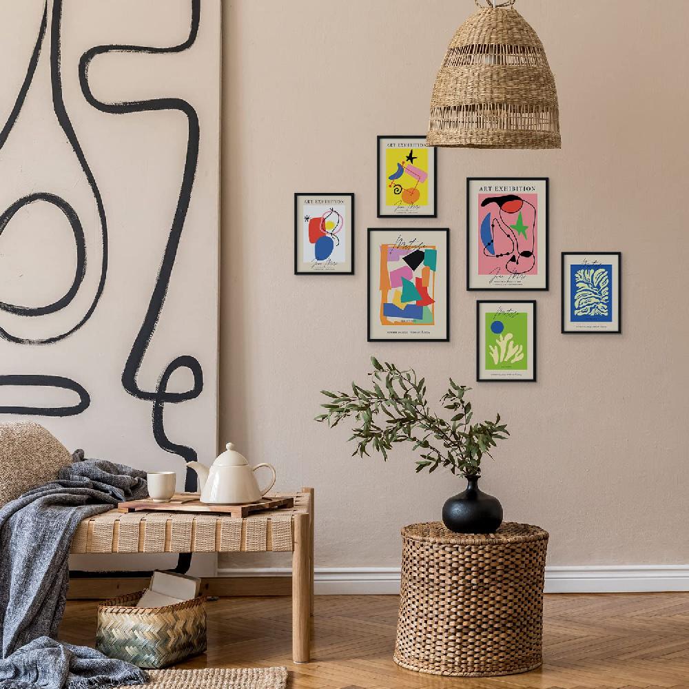 nacnic Set de 6 láminas Exposición de Arte Estilo Collage Gran oferta