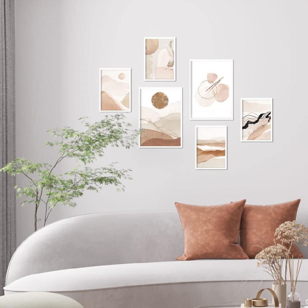 nacnic Set de 6 láminas de Arte Abstracto estilo Collage Limitado a 3 días