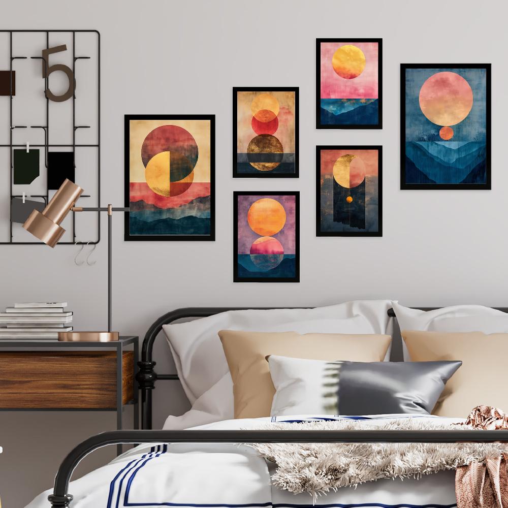 nacnic abstracto lunas doradas Precios de Black Friday