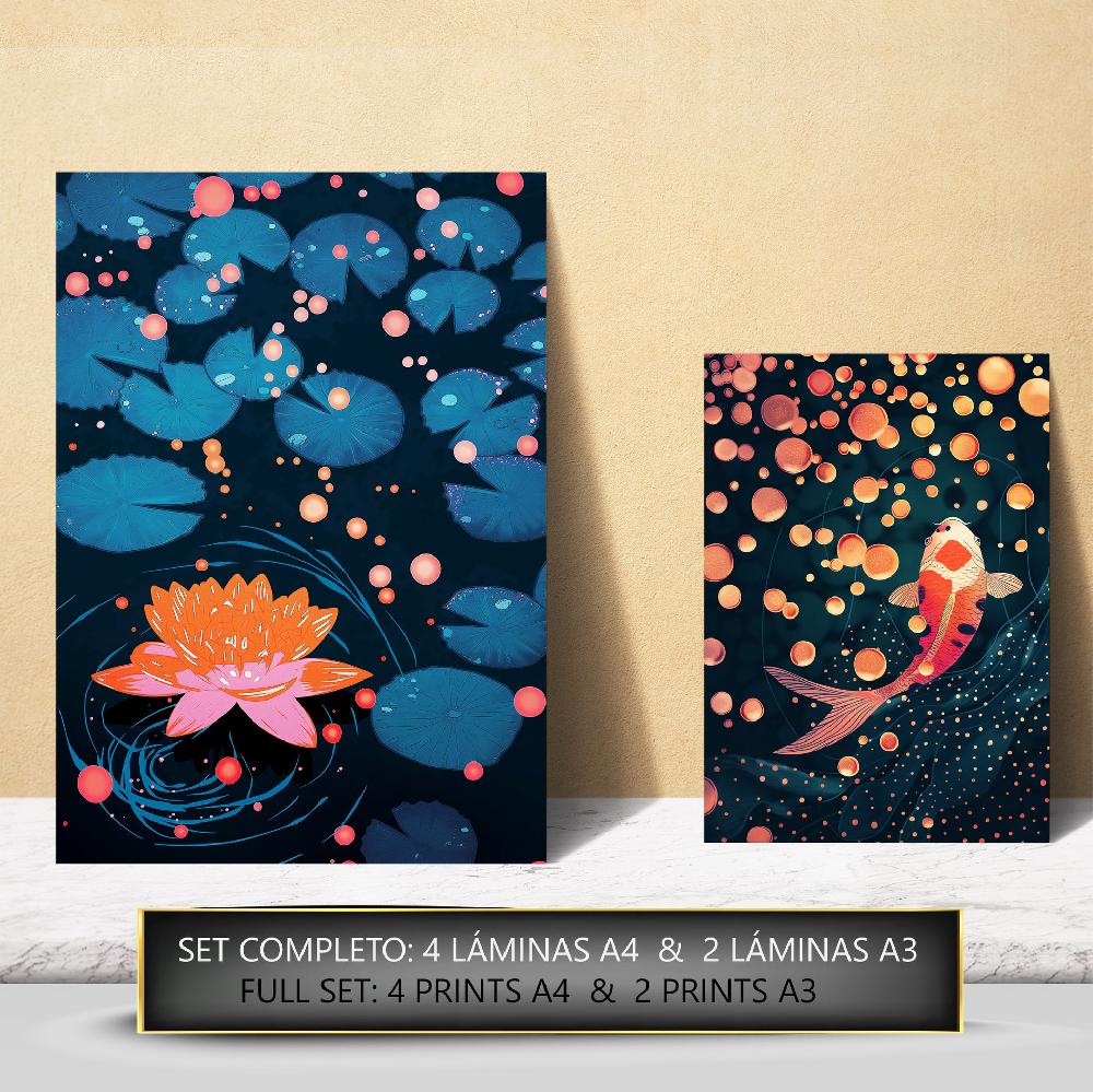 nacnic Poster Yayoi Kusama Champiñón Ola Colores Oscuros Descuento por venta flash