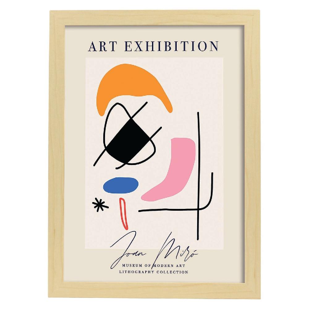 nacnic Lamina Artística Surrealista de Joan Miro 9 Mejor oferta