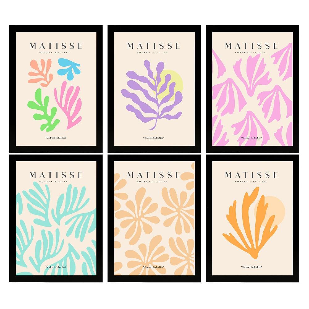 nacnic Set de 6 Láminas Artísticas de Matisse en Colores Pastel de Nacnic Envío gratis