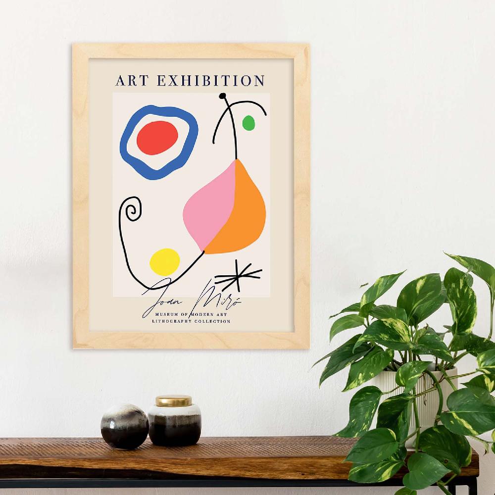 nacnic Lamina Artística Surrealista de Joan Miro 7 Últimos 3 días