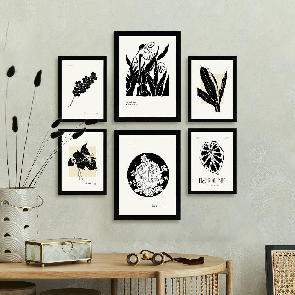 nacnic Láminas Tintas Tropicales en Negro Intenso Grandes descuentos