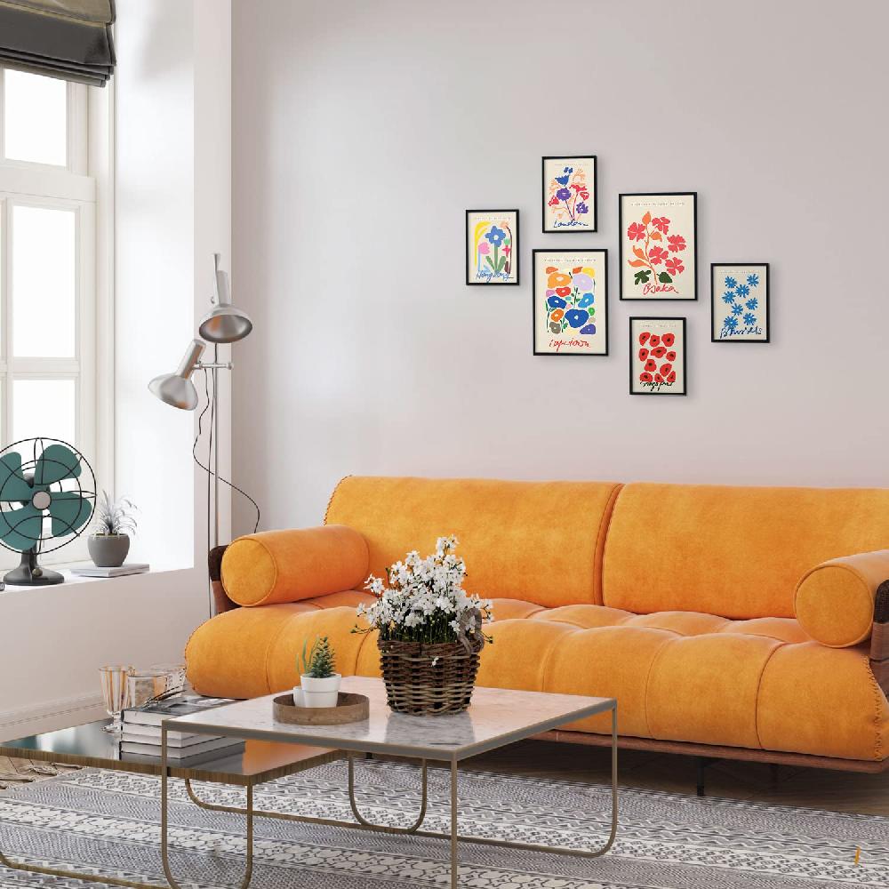 nacnic Set de 6 láminas de Collage Floral Envío internacional gratuito
