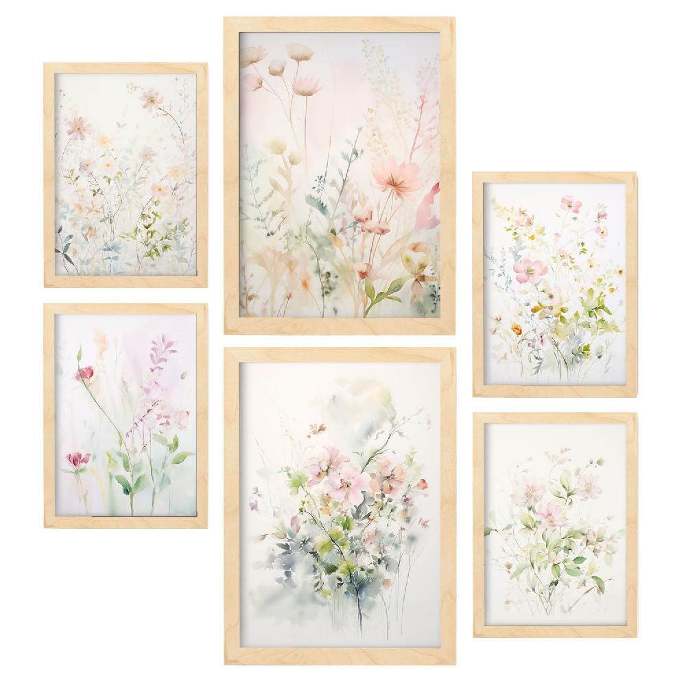 nacnic Nacnic Set de 6 Láminas Colección Floral En oferta